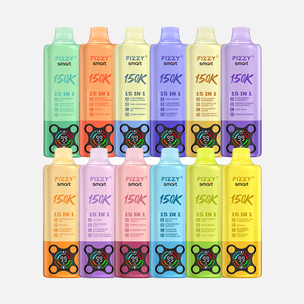 FIZZY Smart 150Kニコチン入り使い捨て電子タバコ
